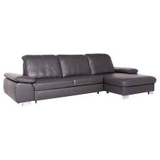 Himolla Designer Leather Corner Sofa Gray Genuine Leather Sofa Couch Leather Corner Sofa Genuine Leather Sofa Grey Corner Sofa