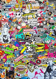 Sticker Bomb Sticker Bomb Wallpaper Graffiti Wallpaper Iphone Wallpaper Stickers