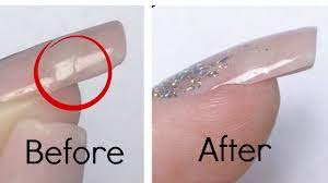 How To Fix Crack On The Side Of The Nail With Acrylic Tutorial Youtube