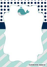 Free Printable Whale Baby Shower Invitations Templates Whale Baby Shower Invitations Baby Shower Invitations Diy Printable Baby Shower Invitations