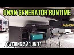 Maybe you would like to learn more about one of these? Onan 5500 Lp Generator Runtime Powerig 2 15k Btu Acs Vanleigh Beacon Rv Youtube