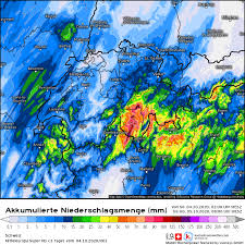 Bis zu 90 tage lang tiefstwerte, höchstwerte und niederschlagswahrscheinlichkeit. Schweiz Alpensudseite Erneut Sind Grosse Regenmengen Zu Befurchten Punktuell Uber 100 L Qm Wetterkanal Vom Kachelmannwetter Team