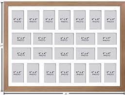 Cut sheets of paper meant for printing photographs are commonly sold in these sizes. Large Multi Picture Photo Aperture Frame 6 X 4 Size With 24 Openings In White Mount Choices Of Frames Amazon Co Uk Kitchen Home
