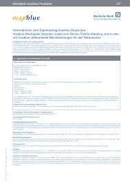 Deutsche bank maxblue has an estimated revenue of <$1m and an estimate of less <10 employees. 2