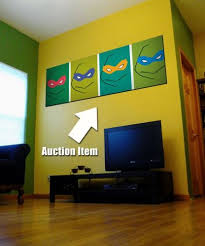 Huge 6ft Tall Teenage Mutant Ninja Turtles Collectible Poster Wall Art Tmnt V Kid Room Decor Kids Room Inspiration Tmnt Room