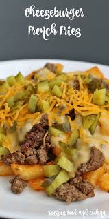 Cheeseburger French Fries Recipe Healthy Vegan Snacks Vegan Snacks Easy Vegan Snacks