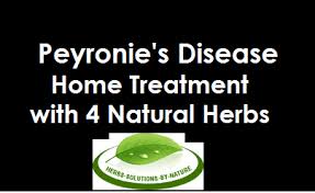 Peyronie S Disease Treatment Herbs Solutions By Nature