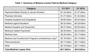 Wcirb 2018 Work Comp Losses And Expense Report Workers