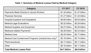 wcirb 2018 work comp losses and expense report workers