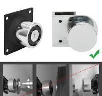Electromagnetic Door Stop Holder 12V/24V 60KG Suction for Fire Frameless  Glass Doors