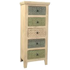 Large drawers provide ample space for all your clothes while maintaining a streamlined silhouette. Mandakini 5 Drawer Tall Chest Wooden Tall Chest Of Drawers