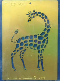 You are licensed to print and use them as many times as you'd like with your own children, students, scouts group, etc. Giraffe Stencil Template Unique Spool