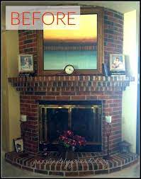 My mom is planning to redecorate their living room and wanted the brick lightened up. 10 Gorgeous Ways To Transform A Brick Fireplace Without Replacing It Hometalk