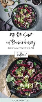 Rote Bete Salat Mit Blaubeersauce Rezept Rote Bete Salat Rote Bete Salat Mit