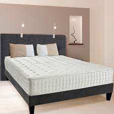 olympe ensemble matelas apollon avec sommier en bois 140x200 cdiscount maison