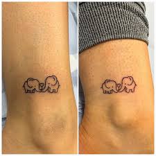 Traditional style tattoos can make great matching sister tattoos! Sister Tattoo Ideas Cute Henna Tattoos Designs