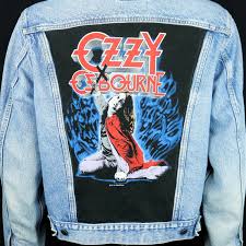 Ozzy Osbourne Levis Denim Jacket Blue Jean Concert Tour Black Levi Denim Jacket Denim Jacket Denim Jacket Men