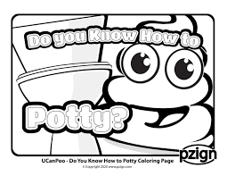 Favorite add to potty training baby animals clipart. Ucanpoo Do You Know How To Potty Coloring Pages Pzign