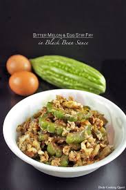 Bitter Melon And Egg Stir Fry In Black Bean Sauce Recipes Bitter Melon Recipes Bitter Melon