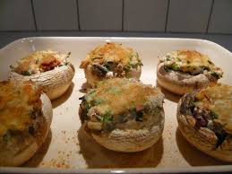 Champignons Farcis Au Chorizo Et Fromage Blanc Champignons Farcis Recette Champignons Farcis Recette