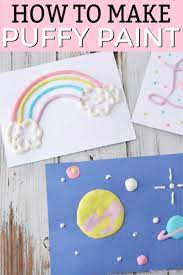 How To Make Puffy Paint Diy Puffy Paint Is So Fun Mom Diy Crafts Puffy Paint Diy Puffy Paint