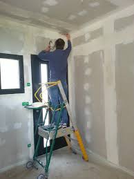 Bande De Placo Poncage Et Peinture Renovation De Notre Grange