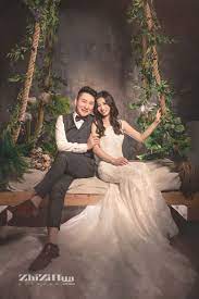 夢幻仙氣秘境森林吊床浪漫婚紗