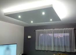 Diy A Dropped Ceiling With Lighting En 2020 Plafond Lumineux Faux Plafond Idees Faux Plafond