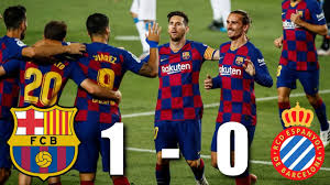 Fc barcelona matches live online. Barcelona Vs Espanyol 1 0 La Liga 2020 Match Review Youtube