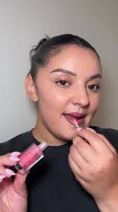 How beautiful lips—soft tint + crystal gloss = perfection✨💋⁠, ⁠, Thank you  @makeupsilviaa 😘⁠, ⁠, #lovblovb #crystaldewylipgloss #puddingglowtint  #pudding #crystal #makeup #kbeauty #amazon