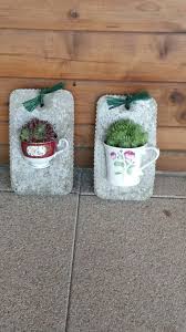 Bepflanzte Tasse In Beton Diy Gartendeko Basteln Mit Beton Beton Deko