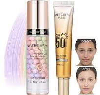 3 In 1 Face Primer for Makeup, One Step Color Correcting Primer, Hydrating,  Summer Oil Control Facial Serum & Color Correcting Moisturizer, Even Skin  ...