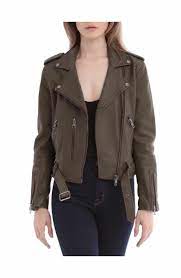 Bagatelle Nyc Washed Leather Biker Jacket Nordstrom