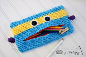 Monster Pencil Case Crochet Pattern Crochet Pencil Case Pencil Case Pattern Crochet Patterns