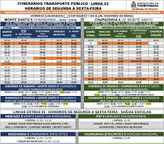 Itinerários - Horários de Ônibus - Prefeitura Municipal de ITAPETININGA