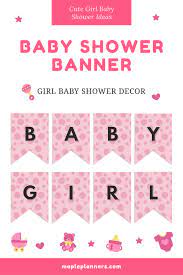 Girl Baby Shower Banner Ideas Baby Shower Decor