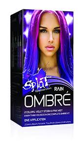 This lady is a lover of versatility. Amazon Com Splat Original Complete Kit Blue Purple Hair Color Vegan Cruelty Free Ombre Rain 1 Count Beauty