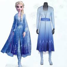 Frozen 2 Elsa Disney Princess Dress Cosplay Costume For Girls Pre Order Disney Princess Dresses Princess Elsa Costume Elsa Costume