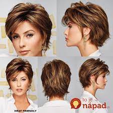 Zeny Skusite Obycajny Melir Vyzera To Uzasne Najjednoduchsi Sposob Ako Ozivit Kratky Uces Ukazt Thick Hair Styles Haircut For Thick Hair Short Sassy Hair