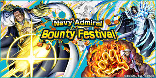 One piece amv focuses on the navy admirals, aokiji kuzan, akainu sakazuki, kizaru borsalino, sengoku and fujitora and their. Navy Admiral Bounty Festival Now One Piece Bounty Rush Facebook