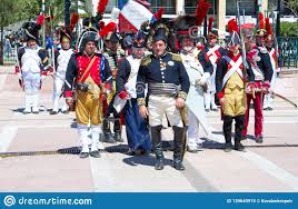 Wann ist napoleon der erste geboren? Die Reenactors Gekleidet Als Napoleonische Soldaten Fur Feier Der Napoleon Geburtstag Der In Ajaccio Geboren War Redaktionelles Bild Bild Von Touristen Feier 139640915