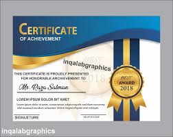 Jotform's free adoption certificate template is very easy to use and modify. Certificate Design Template Free Download Cdr Free Graphics Vector Download