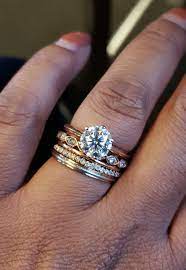 Need Ring Stack Inspiration Show Me Your Stack Page 2 Stacked Engagement Ring Wedding Rings Solitaire Infinity Ring Wedding