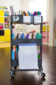 Kids Art Cart With Ikea Raskog Raskog Warenkorb Ikea Raskog Burobedarf Organisieren