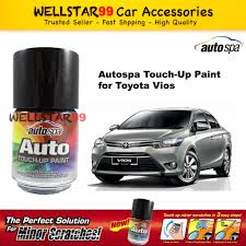 Use the paint accessories carefully. Autospa Touch Up Paint Original For Toyota Vios Paint Only 18ml Cat Kereta æ±½è½¦è¡¥æ¼†ç½ Shopee Malaysia
