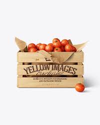 Download Download Psd Mockup Box Crate Food Kraft Kraft Paper Organic Food Red Storage Tomato Tomatoes Vegetable Wood Wooden Wooden Box Wooden Crate Psd Graphics For Design Free Mockups Download PSD Mockup Templates