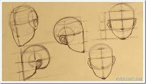 The same principle applies, just tilt the shapes according to your base shape and face proportion and keep going. How To Draw Heads For Perfect Face Proportions