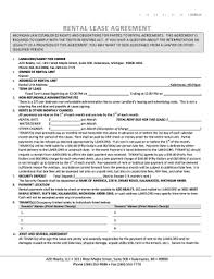 7 printable standard lease agreement michigan forms and templates fillable samples in pdf word to download pdffiller