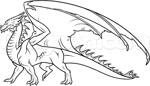 Use a connecting line to form the basis of the spine and tail. How To Draw A Dragon Body Step By Step Dragons Draw A Dragon Fantasy Free Online Drawing Tutorial Added By Draw A Dragon How To Draw A Dragon Dragon Body
