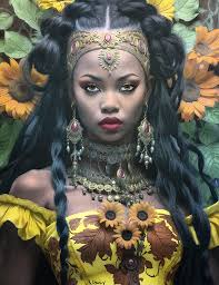 Nostalgic Portraits 2 ~ DreamWorldColoring ~ Yvon Meerstra Prismacolor; Pan  Pastels; Fluorescent Acrylic Powder; White Posca